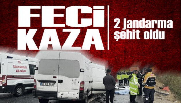 Aksaray'da feci kaza: 2 jandarma şehit oldu
