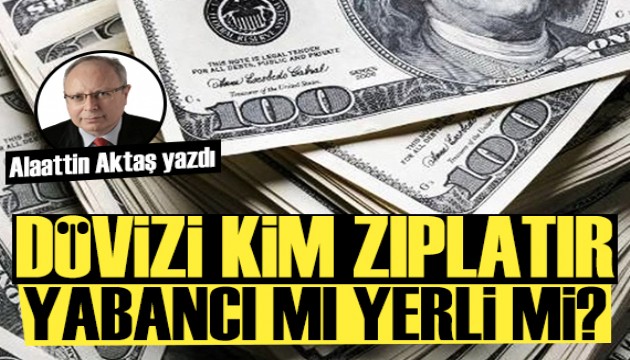 Alaattin Aktaş yazdı: Dövizi kim zıplatır? Yabancı mı, yerli mi...