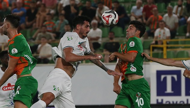 Alanya'da gol sesi çıkmadı