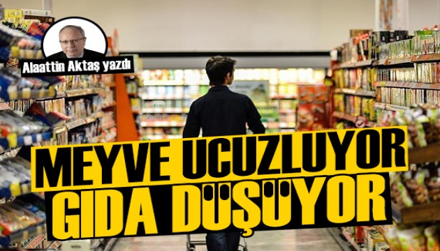 Alaattin Aktaş yazdı: Meyve ucuzluyor, gıda fiyatları düşüyor, daha ne istenir!