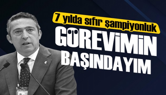 Ali Koç: Görevimizin başındayız, devam edeceğiz