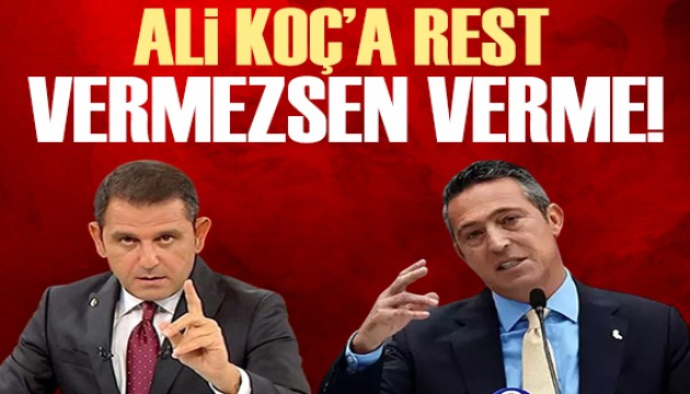 Fatih Portakal'dan Ali Koç'a rest: Sana mı kaldık?
