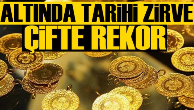 Altında tarihi zirveler yenilendi: Çifte rekor