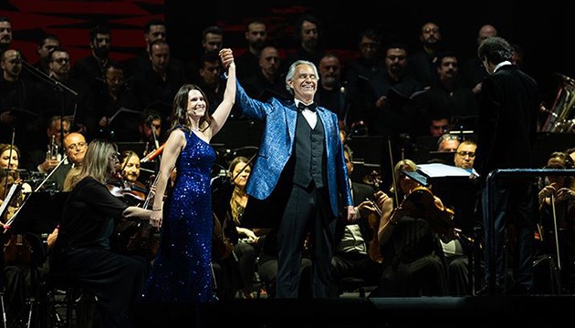 İstanbul'da Andrea Bocelli rüzgarı