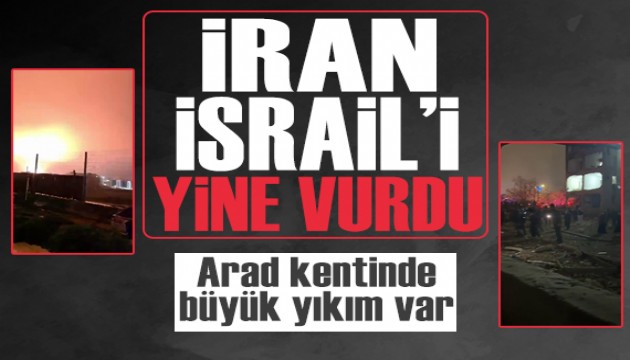 İran İsrail'de bir kenti daha vurdu: Onlarca kişi yaralandı, büyük yıkım var