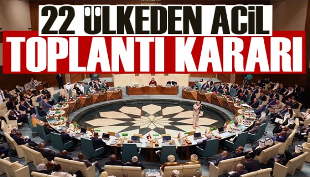 22 ülkeden acil kodlu toplantı