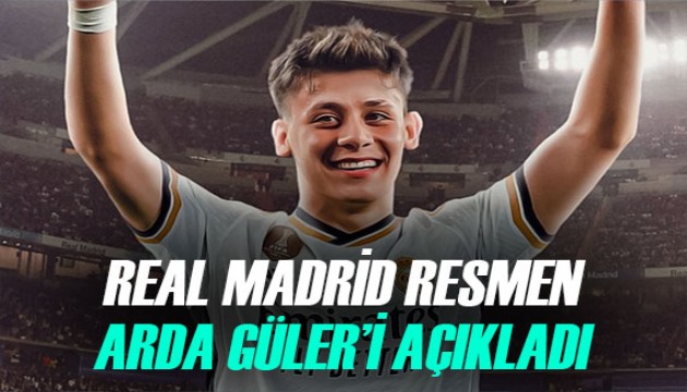 Flaş haber! Real Madrid, Arda Güler'i açıkladı