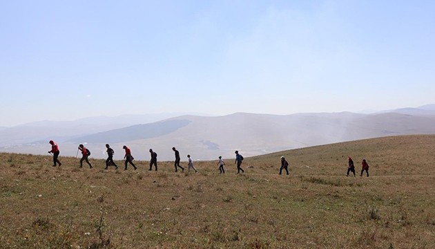 Tarihi tabyaya yürüyüş düzenlendi