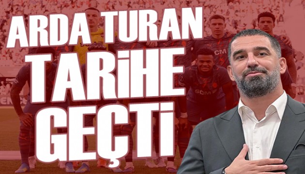 Arda Turan tarih yazdı