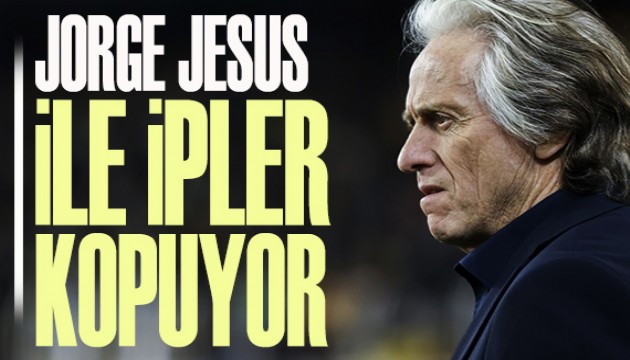 Jorge Jesus ile ipler kopuyor!