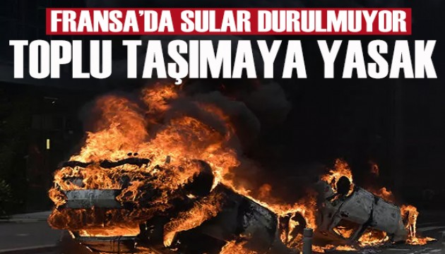 Fransa'da toplu taşımaya yasak