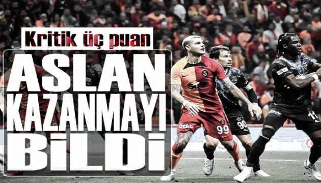 Galatasaray kazanmayı bildi