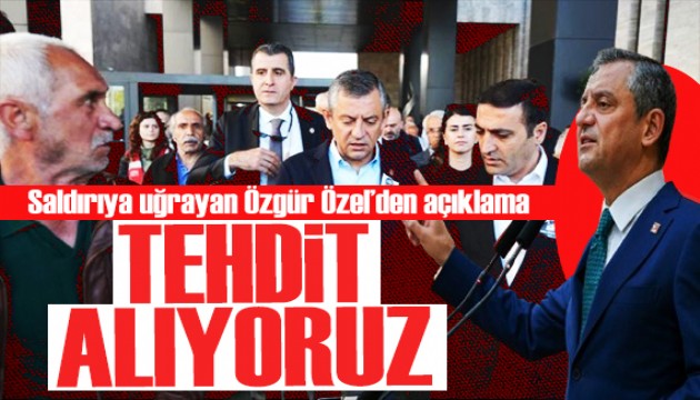 Selçuk Tengioğlu'nun saldırısına uğrayan Özgür Özel'den açıklama: Programımıza devam ediyoruz