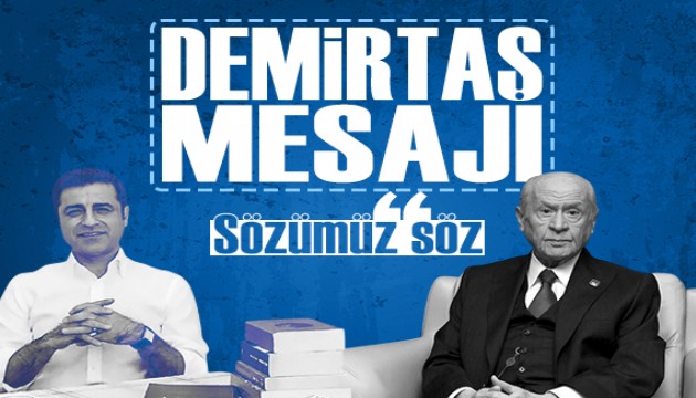 Bahçeli'den Demirtaş mesajı: 