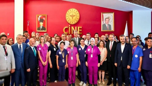 Sağlık Bakanı Memişoğlu'ndan Çine Devlet Hastanesi'ne ziyaret