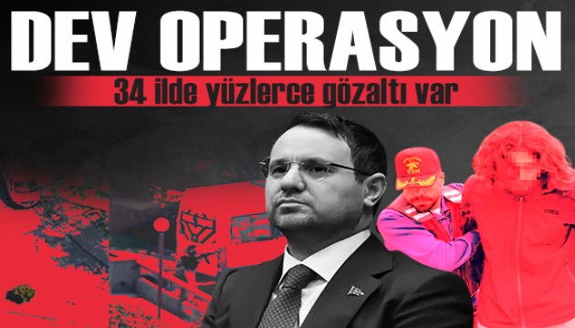 Bakan Gürlek DEAŞ operasyonunu duyurdu: 34 ilde 198 şahıs gözaltına alındı
