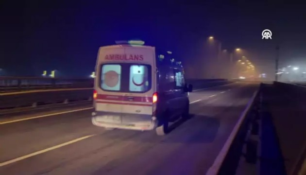 Feci kaza! Köprüden düştü