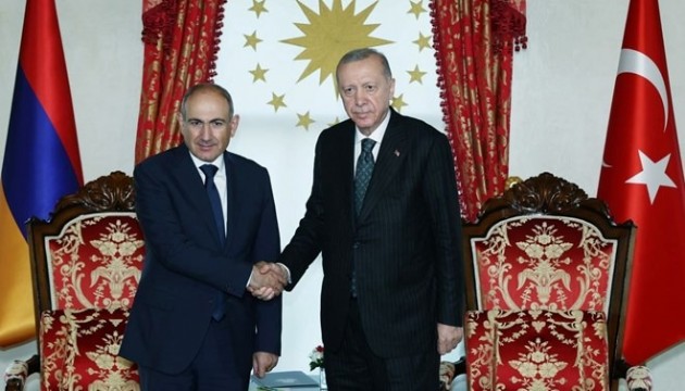 Cumhurbaşkanı Erdoğan, Paşinyan'ı kabul etti