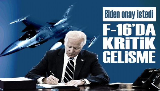 Biden, Türkiye'ye F-16 satışı için konfreden onay istedi