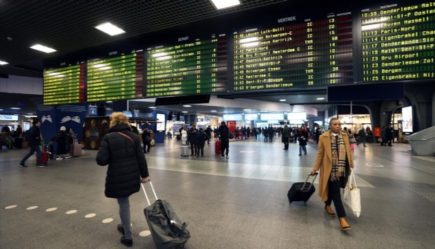 Belçika'da demir yolu çalışanlarının grevi sürüyor