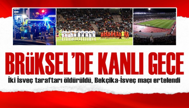 Brüksel'de silahlı saldırı! Ölü ve yaralılar var...