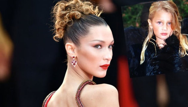 Bella Hadid çocukluk fotoğraflarıyla çağrıda bulundu