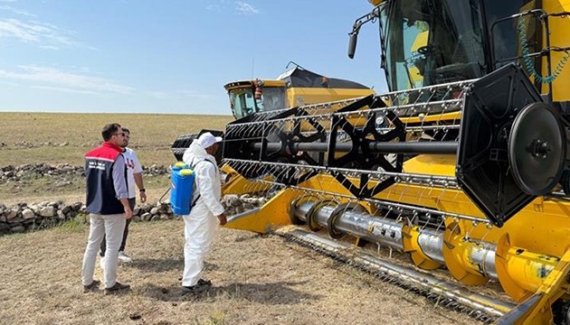 Biçerdöverler hasada hazır