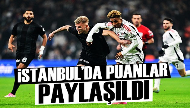 Beşiktaş-Samsunspor maçında gol sesi çıkmadı