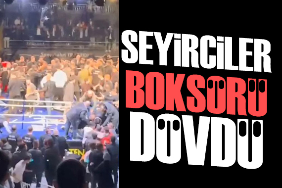 Ortalık karıştı: Seyirciler ringde boksör dövdü