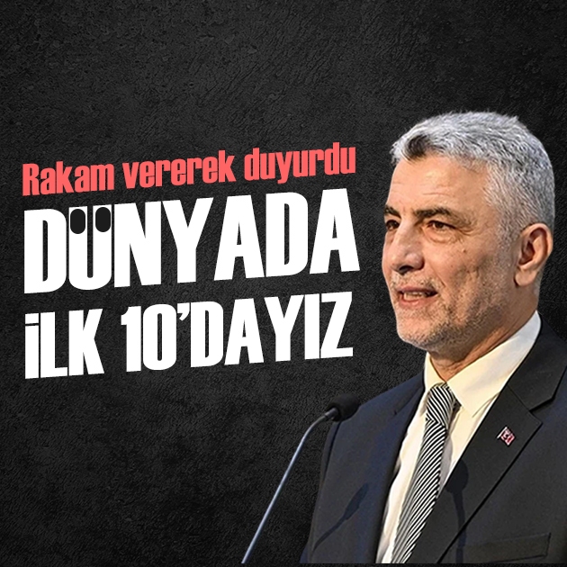 Bakan Bolat rakam vererek duyurdu: Dünyada ilk 10’dayız