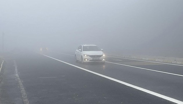 Bolu Dağı'nda yoğun sis