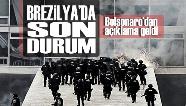 Brezilya'da son durum: Seçimi kaybeden Bolsonaro'dan açıklama geldi