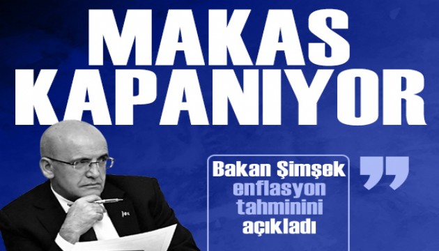 Bakan Şimşek'ten enflasyon tahmini