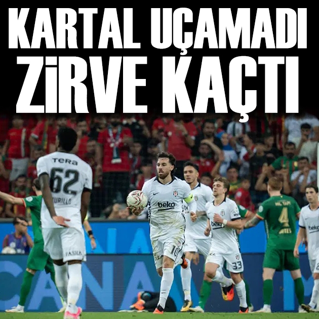 Kartal uçamadı, zirve kaçtı | Spor manşetleri