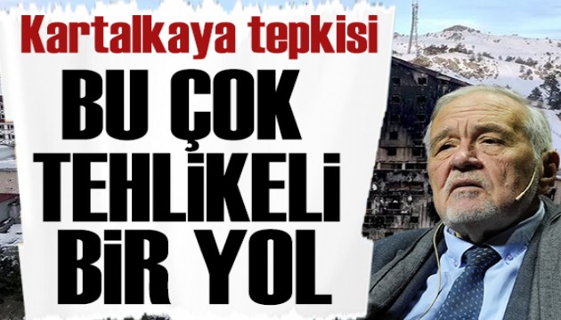 İlber Ortaylı'dan Kartalkaya tepkisi: Bu çok tehlikeli bir yoldur!