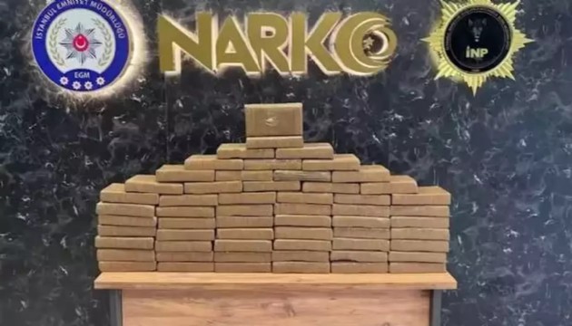 60 kilogram kokain ele geçirildi
