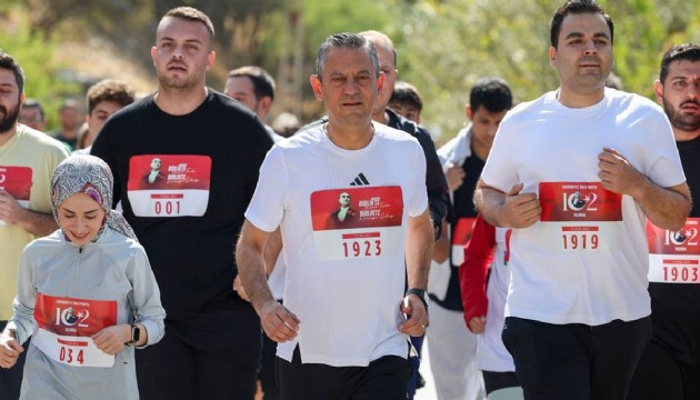 CHP'nin 102'nci Yıl Koşusu tamamlandı