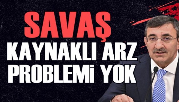 Cumhurbaşkanı Yardımcısı Yılmaz: Savaştan kaynaklı arz problemi yaşamıyoruz