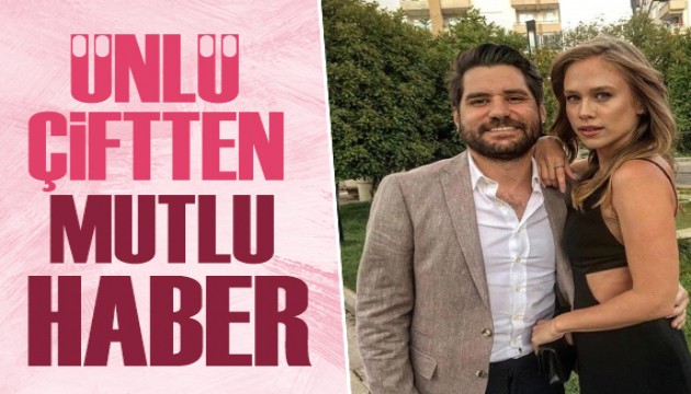 Ünlü çiftten mutlu haber