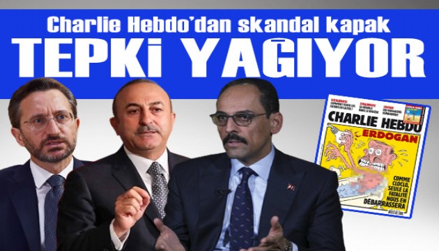 Charlie Hebdo'dan skandal Erdoğan kapağı! Tepki yağıyor...