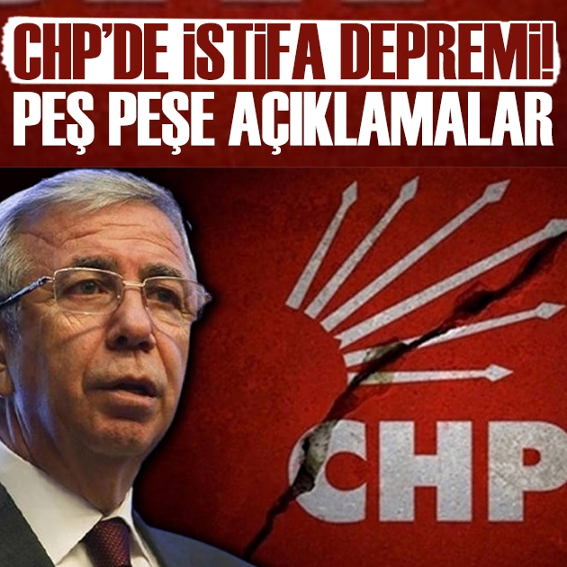 CHP'de istifa depremi: Mansur Yavaş'ın ardından 7 belediye başkanı daha istifa etti!