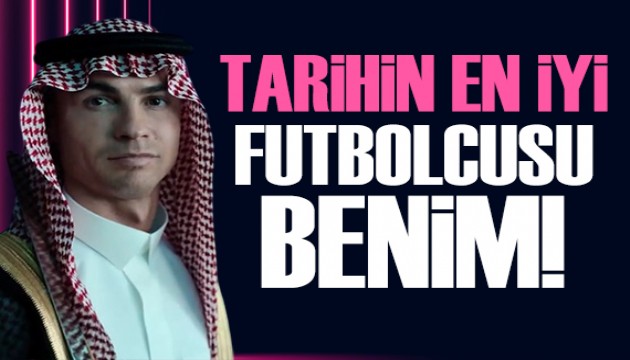 Cristiano Ronaldo: Tarihin en iyi futbolcusu benim