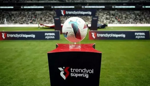 Trendyol Süper Lig'de haftanın programı açıklandı