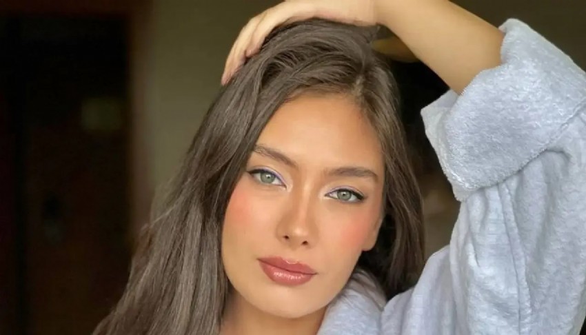 Neslihan Atagül oğluyla semt pazarında
