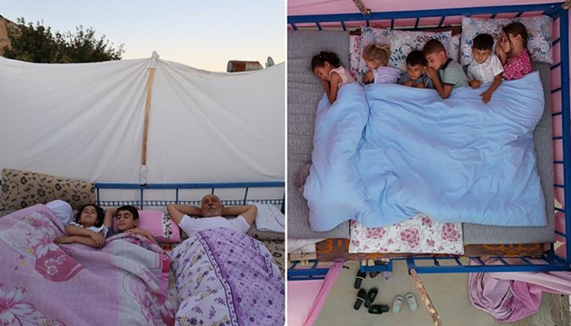 Sıcak havada 'dam' keyfi