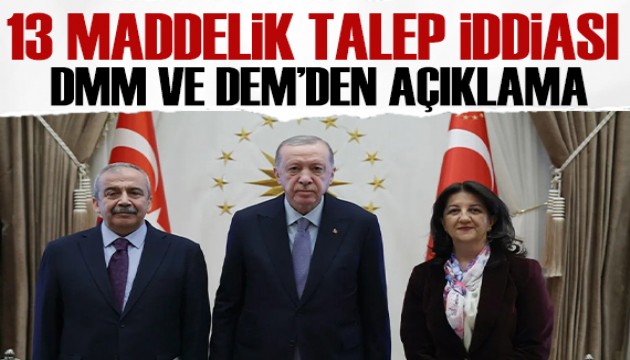 DMM'den ve DEM Parti'den açıklama