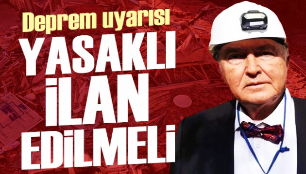 Prof. Dr. Ahmet Ercan'dan Sındırgı uyarısı: Yasaklı ilan edilmeli!