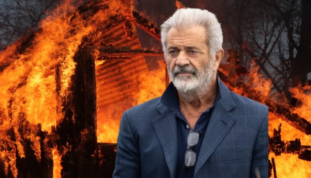 Los Angeles'taki orman yangınlarında ünlü oyuncu Mel Gibson da evini kaybetti