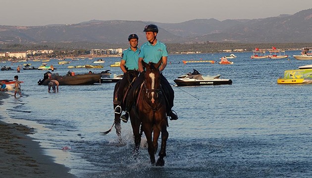 Sahillerin güvenliği atlı birliklerde