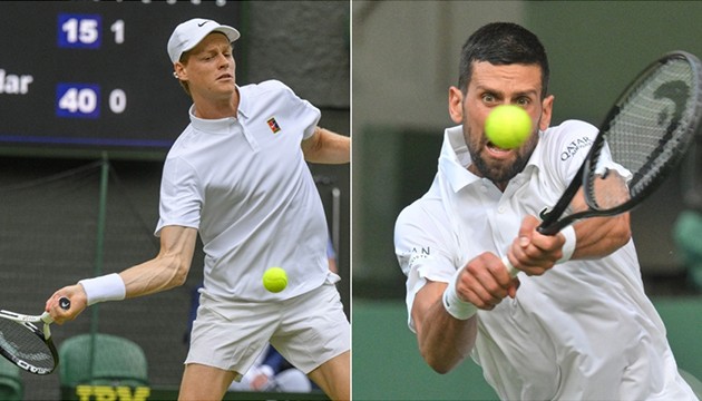 Sinner ve Djokovic finalde